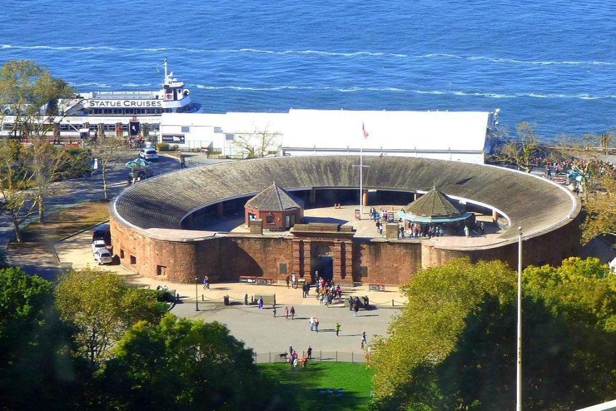 La fortaleza de Castle Clinton, oficina de tickets