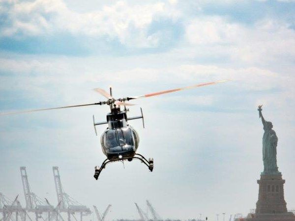 paseos en helicóptero para ver la Estatua de la libertad